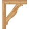 Ekena Millwork Funston Block Rough Sawn Bracket w/ Offset Brace, Western Red Cedar, 8"W x 38"D x 44"H BKT0806X38X44FST05RWR - alternate 2